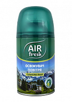 Сменный баллон для автоматического освежителя воздуха AIR fresh Dry spray Свежесть Альп 250 мл