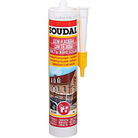 Герметик силіконовий SOUDAL універсальний білий 280мл