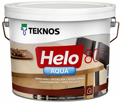 Лак Helo AQUA 80 TEKNOS глянець 2,7 л безбарвний