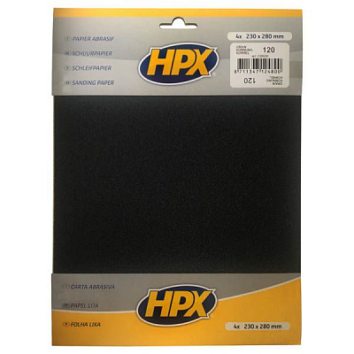 Наждачний папір P120 для вологого шліфування 4 шт. 235930