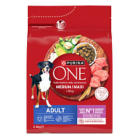 Корм сухой ONE by Purina MedMax для взрослых собак с ягненком и рисом 2,5 кг
