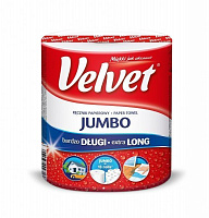 Бумажные полотенца Velvet Velvet Джамбо двухслойная