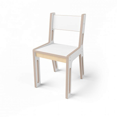 Стул детский Indigowood Econ1 33х35х63 см белый