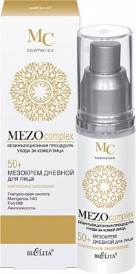 Крем для обличчя денний Вітэкс MEZOcomplex для обличчя Комплексне омолодження 50 мл