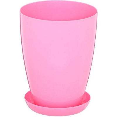 Горщик квітковий Омела 12 см рожевий