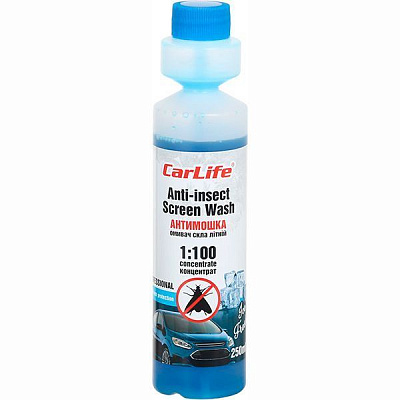Омыватель стекла CarLife Anti-insect Screen-Wash Ice Fresh лето -5°С 0.25л 