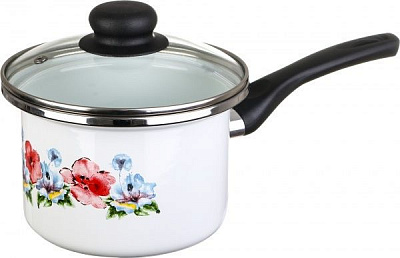 Ковш эмалированный Маки 1,5 л 2215412 Omelia