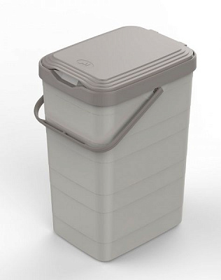 Відро для сміття Mazzei 14 л білий