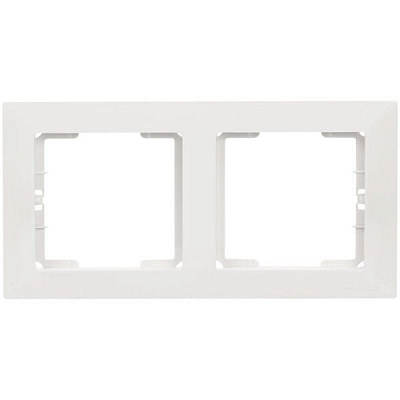 Рамка Mutlusan Candela двойная белая 30475023