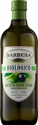 Масло оливковое ТМ Barbera органическая Extra Virgin Biologico 1 л 