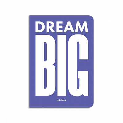 Блокнот Dream BIG фіолетовий Orner
