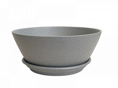 Горщик керамічний крихта круглий 3,5 л металік (016-2-075)