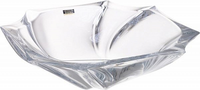 Ваза стеклянная прозрачная Neptune 33 см Bohemia