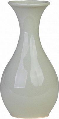 Ваза керамічна Eterna 103-17 17 см зелена хвиля