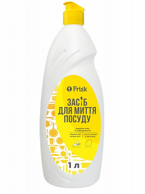 Засіб для ручного миття посуду Frisk Лимон 1л