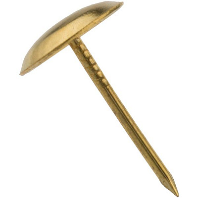 Цвяхи оббивні 100шт золото