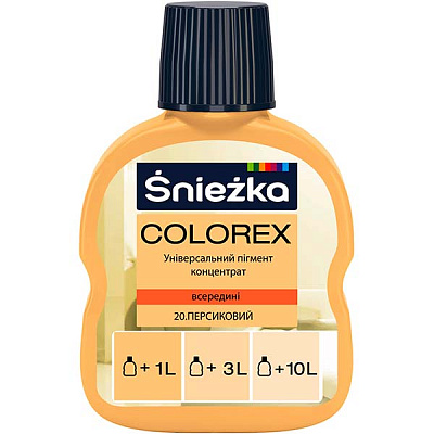 Пигмент Sniezka Colorex персиковый 100 мл