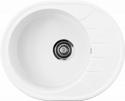 Мойка для кухни Metalac Х granit-VENERA М белая 