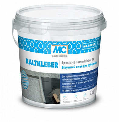 Бітумний клей MC-Bauchemie для рубероїду Kaltkleber 1 кг