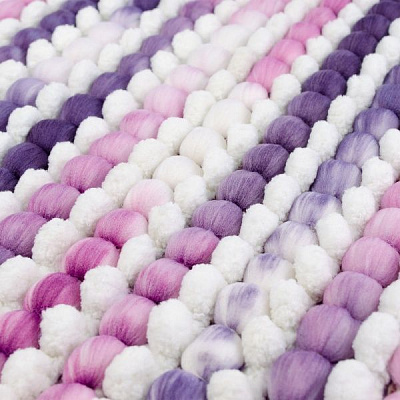 Килимок для ванної Home Line Strokes 60х90 см бузковий