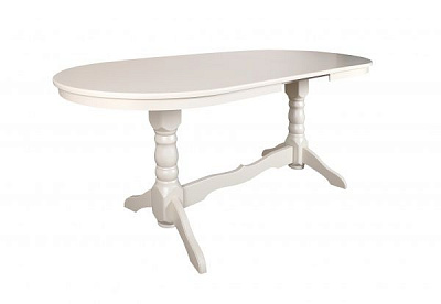 Стіл обідній Сейм 1600(2000)х900 мм слонова кістка мат