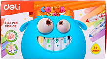 Фломастеры Color Kids Jumbo 12 шт. EС10400 Deli