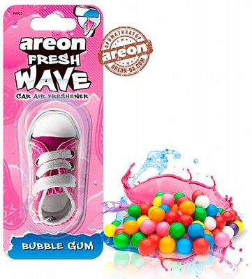 Ароматизатор подвесной АРЕОН Фрэш Вейв (кеды) Бабл гам