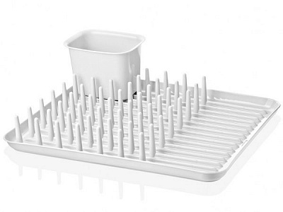 Сушилка для посуды Симпл XL пластик Микс цветов