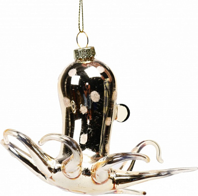 Підвіска Восьминіг 8 см золотий