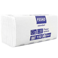 Полотенца бумажные Феско Z2 150 листов