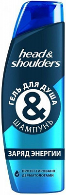 Гель-шампунь Head & Shoulders Заряд энергии 270 мл