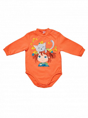 Боді для дівчинки Smil 102755 р.68 кораловий 102755