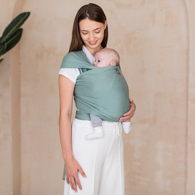 Слінг-шарф Базилік Love & Carry зелений