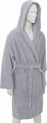 Халат Durutex р. XXL сірий Hooded