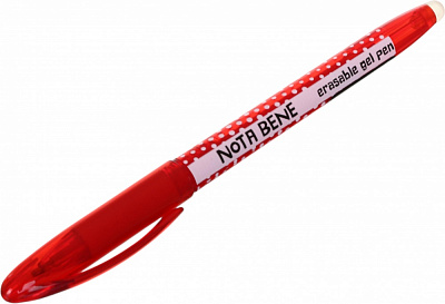 Ручка гелева Nota Bene kids пиши-зітри 0,5 мм червоний