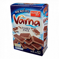 Вафлі VARNA Sweet Plus з молочним кремом 260 г 