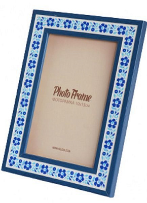 Рамка для фотографії зі склом Velista 26C-100-3v 10x15 см синій
