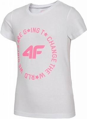 Футболка 4F HJL20-JTSD013A-10S HJL20-JTSD013A-10S 140 белый