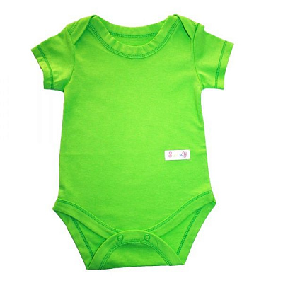 Боди детское Lucky tots р.68 салатовый 3Л 