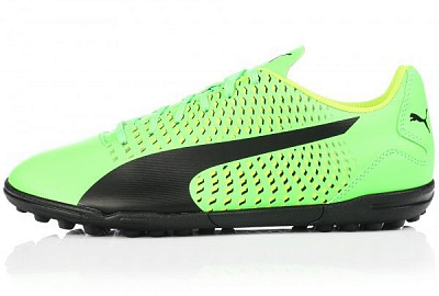 Бутсы Puma Adreno III TT 10404801 10404801 р. 8,5 зеленый