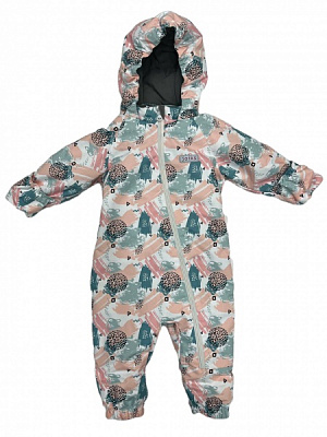 Комбинезон детский JOIKS Абстрация белый р.80 КGS-32 