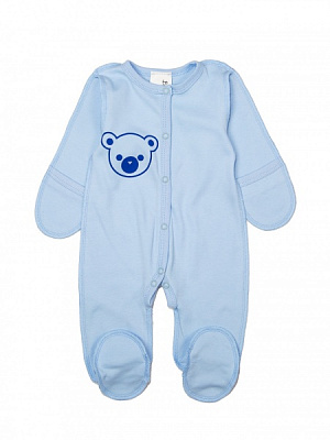 Комбинезон для мальчика Bambinelli Медвежонок р.62 голубой 