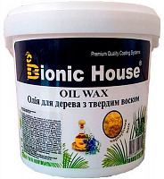 Олія Bionic House Oli wax з карнаубским воском глянець 1 л