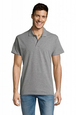 Футболка поло Sol's Summer II р. S темно-меланжевий