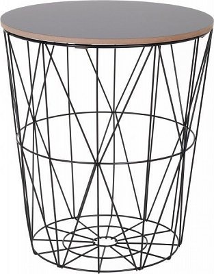 Стол-корзина Сканди 35х35х39 см черный DY28486-I2 