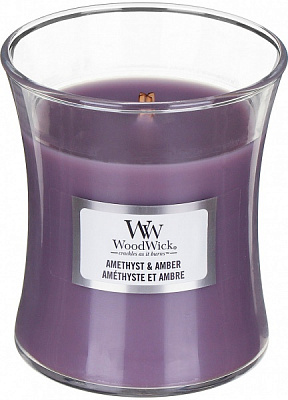 Свічка ароматична Woodwick Mini Amethyst Amber 85 г