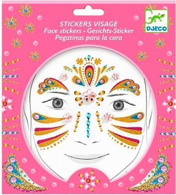 Наклейки для обличчя Djeco Золота принцеса