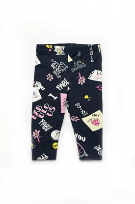 Лосины для девочек Модний Карапуз 03-00874-1 р.98 черный 