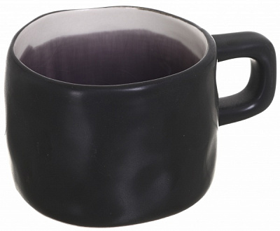 Чашка Glaze Anthracite 266 мл 2 сорт Bella Vita