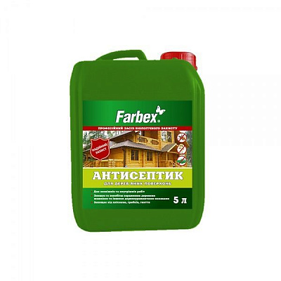 Антисептик Farbex для деревини 5 л